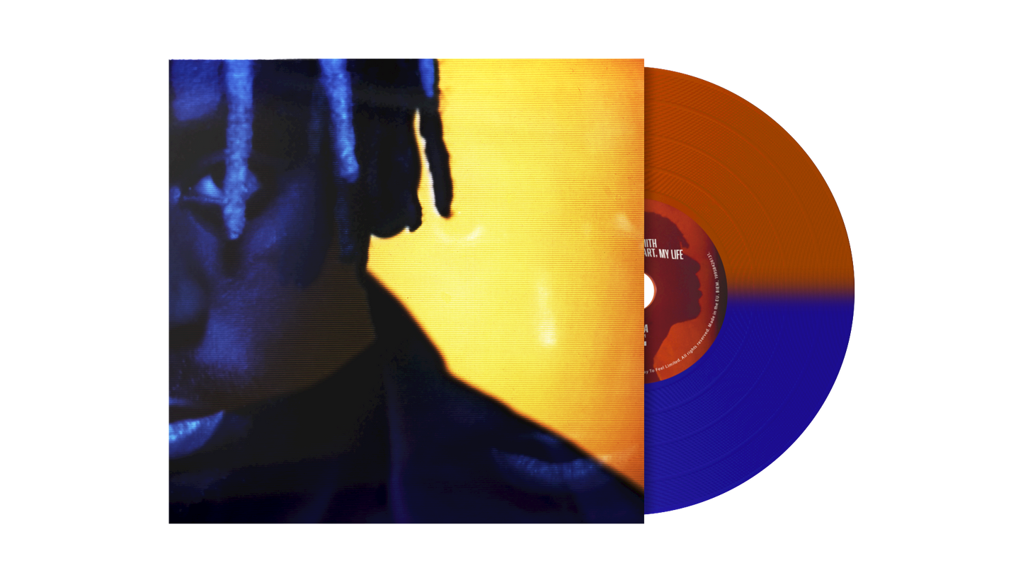 Image of Back Cover of LP - NEW/NEW - MYLES SMITH, My Mess, My Heart, My Life (RCA; 19958442651, Europe 2026, Luton Edition Blue & Orange LP), , British singer-songwriter Myles Smith has emerged as one of the UK’s most compelling new voices, blending heartfelt songwriting with melodic sincerity. His global hit ‘Stargazing’ became the longest-running charting track by a UK artist on the Billboard Hot 100 in 2024, contributing to almost 2 billion streams worldwide. He recently released ‘Drive Safe’ with Niall
