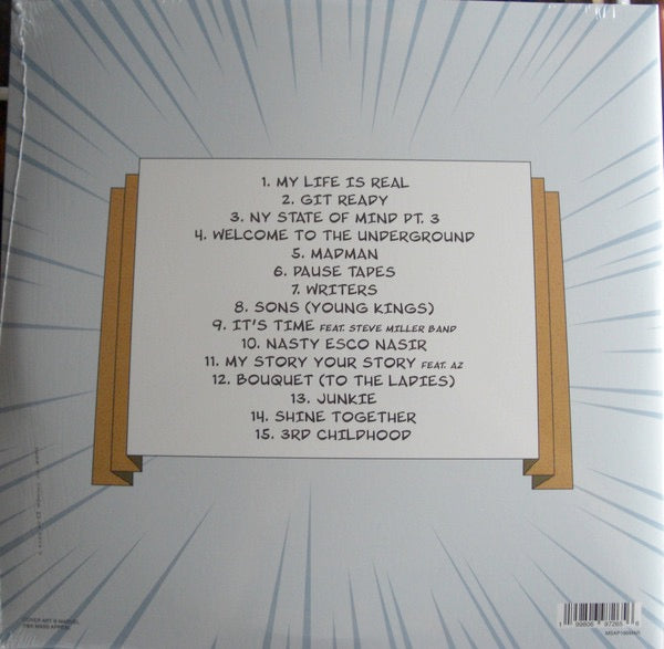 Image of Back Cover of 2xLP - NEW/NEW - NAS AND DJ PREMIER, Light-Years (Mass Appeal Records; MSAP186MAR, Europe 2026, Gatefold, Insert, Marvel Variant Edition), , - 2416188C