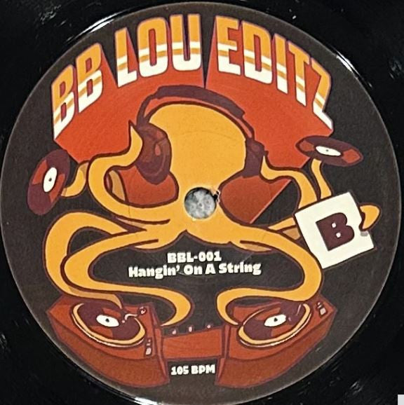 Image of Back Cover of 7" - /EX - BREAKBEAT LOU, Step Into A Rapchure / Hangin' On A String (Breakbeat Lou; BBL-001, UK 2025), , - 2456049S