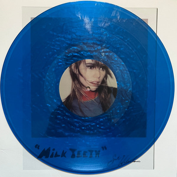 Image of Label Cover of 12" EP - EX/EX - SUKI WATERHOUSE, Milk Teeth (Sub Pop ; SP 1540, Europe 2022, Picture Sleeve, Insert, Transparent Blue Vinyl), Stickered Plastic Outer Sleeve, - 2426139E