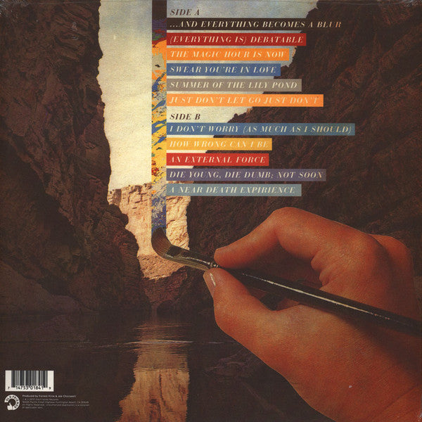 Image of Back Cover of LP - EX/EX - HELLOGOODBYE, Everything Is Debatable (Old Friends; OLFR 30184-1, Europe 2013, 3 Inserts, Bone Coloured Vinyl), , - 2426130E