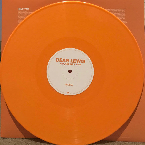Image of Label Cover of LP - EX/EX - DEAN LEWIS, A Place We Knew (Island Records Australia; 7739317, Europe 2019, Inner, Special Edition, 180 gram, Orange opaque), , - 2446127S