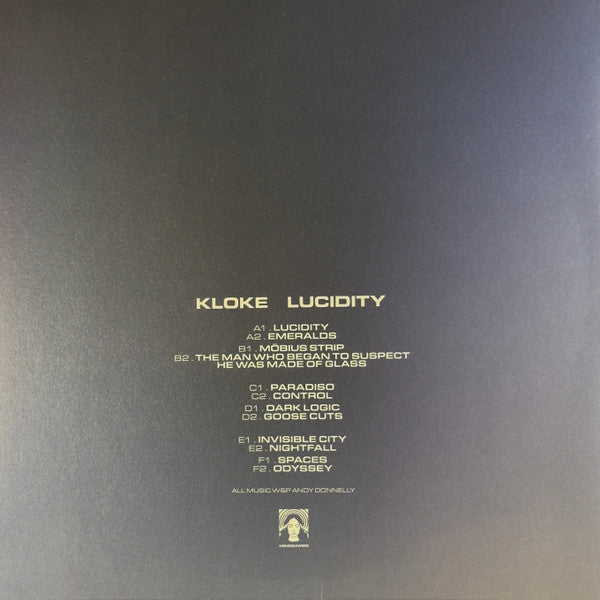 Image of Back Cover of 3xLP - VG/VG+ - KLOKE, Lucidity (Mindgames; MINDGAME9, UK 2025, Black Vinyl Version), Light Wear To Left Of Sleeve, - 2446130S