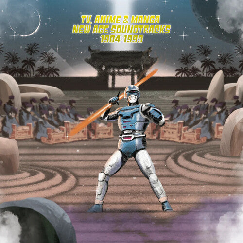 Image of Front Cover of LP - NEW/NEW - VARIOUS ARTISTS, TV, Anime & Mange New Age Soundtracks 1984-1993 (Time Capsule; TIME015, Europe 2025, Insert), , The percussive new age soundtracks of '80s and early '90s Japanese TV, anime and manga built alternative worlds and pushed boundaries in the process. When Japanese composer Yas-Kaz left Tokyo for Bali in the mid 1970s he had little idea of how influential his trip would become. In studying the storied art of gamelan, the jazz and avant-garde percussionist op