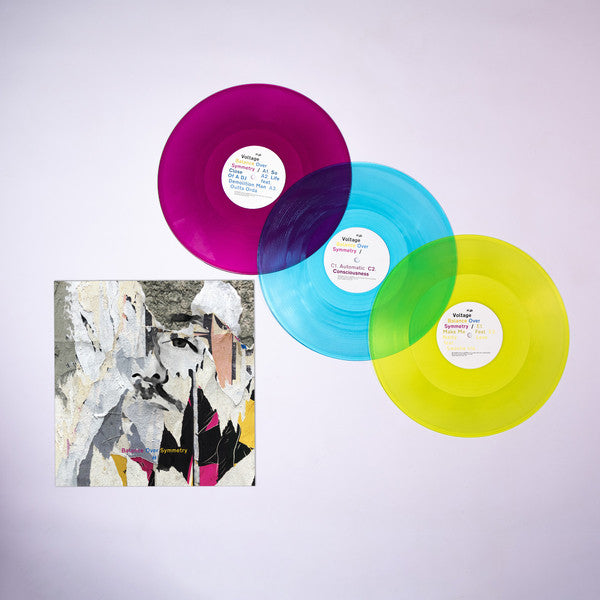 Image of Label Cover of 3xLP - VG/VG+ - VOLTAGE, Balance Over Symmetry (Hospital Records; NHS399LP, UK, Europe & US 2020, 3 Inners, Blue, Burgendy, Yellow Records), Signature on sleeve, - 2446160S