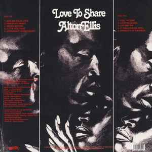 Image of Back Cover of LP - VG/VG - ALTON ELLIS, Love To Share (Radiation Roots; RROO310, Italy 2017 Reissue), Hairlines, feint ring wear, - 2446168S