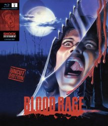 Image of Front Cover of Blu-Ray - VG+/VG+ - JOHN GRISSMER, Blood Rage (Shock Entertainment; SH005S, US 2018, 182/500), Strong VG+, - 2456209S
