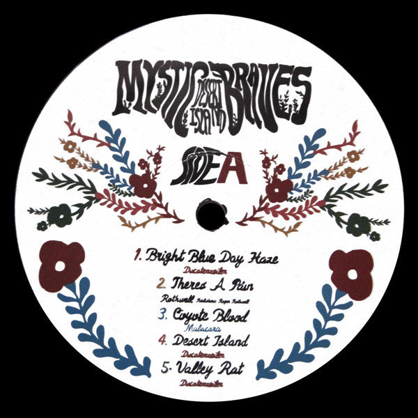 Image of Label Cover of LP - VG+/VG+ - MYSTIC BRAVES, Desert Island (Lolipop Records; S-89584, US 2018 Reissue, Insert), Light marks only. Corner bump., - 2426209E
