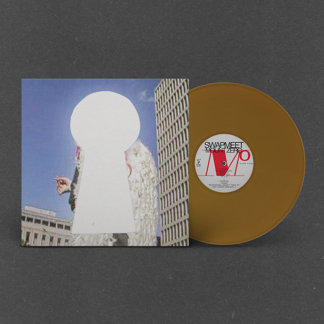 Image of Back Cover of LP - NEW/NEW - SWAPMEET, Mount Zero (Winspear; WSP079LP-C1, Europe 2026, Indie Exclusive Golden Brown Vinyl), , A sweeping, guitar-driven road trip that recalls and reinvigorates the slowcore and alt rock of the 90s and early aughts, Mount Zero, the debut LP from Swapmeet, marks the moment the Australian four-piece come into their own. Following their dreamy 2024 debut EP Oxalis, Mount Zero arrives on the heels of the band s signing to LA-based label Winspear, after stirring up buzz t