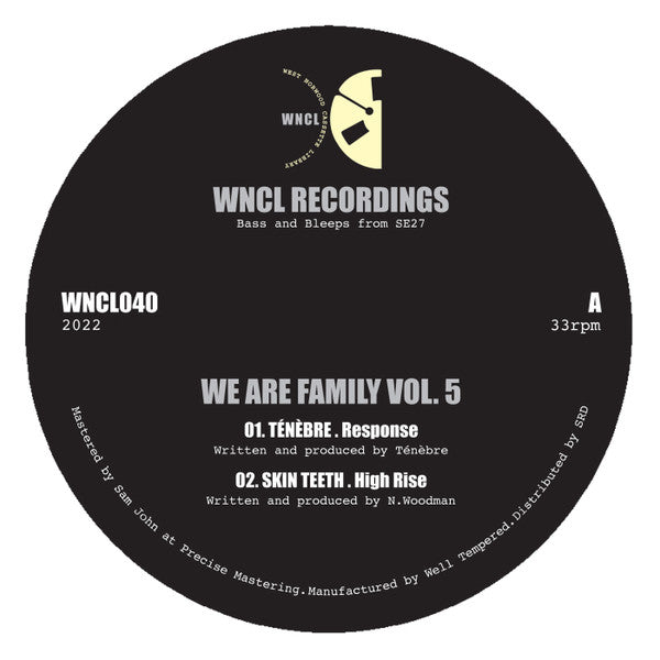Image of Label Cover of 12" - VG+/VG+ - VARIOUS, We Are Family Vol.5 (WNCL Recordings; WNCL040, UK 2022, Picture Sleeve), , - 2446249S