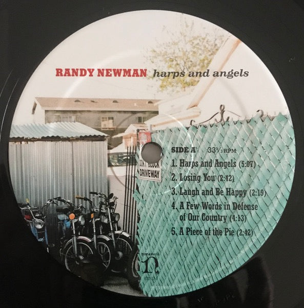 Image of Label Cover of LP - VG+/VG+ - RANDY NEWMAN, Harps And Angels (Nonesuch; 122812-1, USA & Europe 2017 Reissue, Insert), , - 3626168E