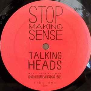 Image of Label Cover of LP - VG/VG - TALKING HEADS, Stop Making Sense (Sire; 1-25186, US 1984, Paper Inner), Hairlines, edge wear, seam splits on Inner, - 2546004S