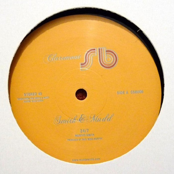 Image of Front Cover of 12" - /VG+ - SMITH & MUDD, 24/7 (Claremont 56; C56006, UK 2008), , - 2546045S
