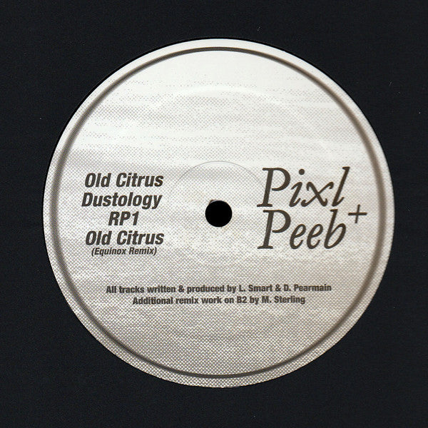 Image of Back Cover of 12" EP - VG+/VG+ - PIXL* & PEEB, Old Citrus (Future Retro London; OLDCITRUS, UK 2025), Strong VG+, - 2546084S
