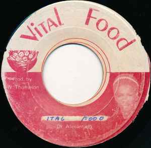 Image of Back Cover of 7" - /VG - DR. ALIMANTADO, Just The Other Day / Ital Food (Vital Food; none, Jamaica 1974), Marks on disc. Some light hiss throughout. WOL., - 2526151E