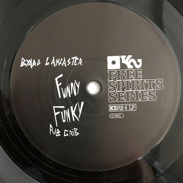 Image of Label Cover of LP - VG/VG+ - BYARD LANCASTER, Funny Funky Rib Crib (Kindred Spirits; KS RE 4 LP, Netherlands 2008 Reissue), Strong VG to sleeve - light edge wear., - 2516275C