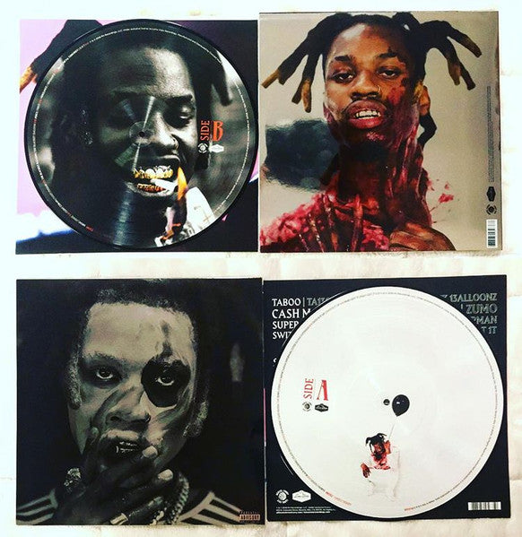 Image of Label Cover of LP - VG/VG+ - DENZEL CURRY, Ta13oo (Loma Vista; LVR00421, US 2018, Iridescent Foil Sleeve, Inner, Picture Disc), Light cover wear, - 2546314S