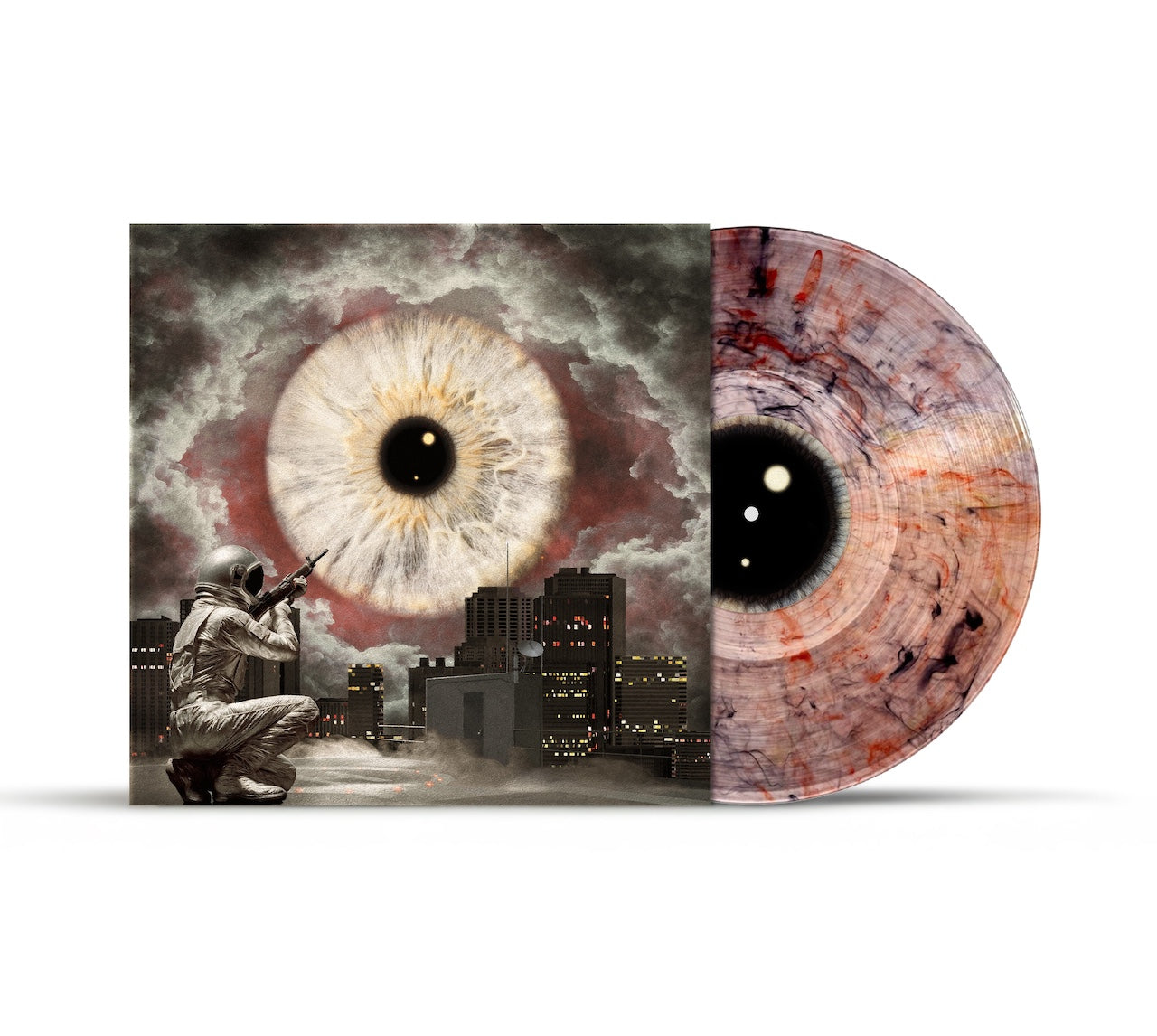 Image of Front Cover of LP - NEW/NEW - FAILURE, Location Lost (Arduous Records; FLR012N, Europe 2026 Reissue, Gatefold, Indie Exclusive Scorched Fog Swirl Colored Vinyl), , Location Lost is Failure's first studio album in 5 years, and the first to follow their 2025 critically acclaimed documentary, Every Time You Lose Your Mind. Ken Andrews' hypnotizing vocals perfectly accentuate the band's melodramatic music. Hayley Williams features on the standout "The Rising Skyline," which exemplifies the influence Fa