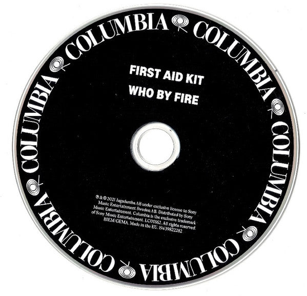 Image of Label Cover of CD - VG+/VG+ - FIRST AID KIT, Who By Fire - Live Tribute To Leonard Cohen (Columbia; 19439822282, Europe 2021, Jewel Case), , - 2636074E