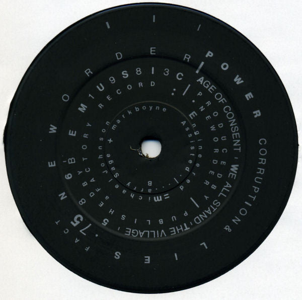 Image of Label Cover of LP - VG/G - NEW ORDER, Power, Corruption & Lies (Factory / MNW; FACT 75, Scandinavia 1983, Die Cut Sleeve, Glossy Inner), , - 2616219C