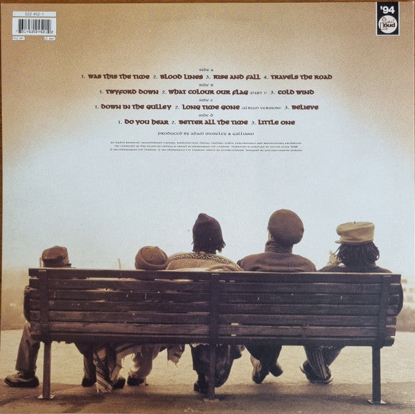 Image of Back Cover of 2xLP - VG+/VG - GALLIANO, The Plot Thickens (Talkin' Loud; 522 452-1, UK 1994, Picture Sleeve, 2 Inners), , - 2626162E