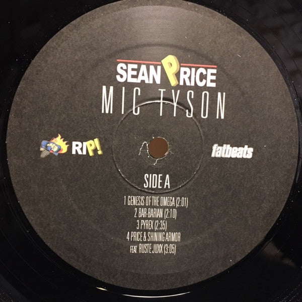 Image of Label Cover of LP - VG/EX - SEAN PRICE, Mic Tyson (Duck Down; DDM 2230, US 2017 Reissue), Opened Instore. Creasing and corner bumps from storage. , - 2646201S