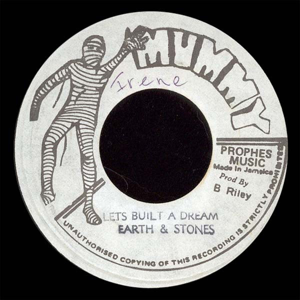 Image of Front Cover of 7" - /VG - EARTH & STONE, Let's Built A Dream (Mummy; , Jamaica 1970s), Light marks only., - 2616420C