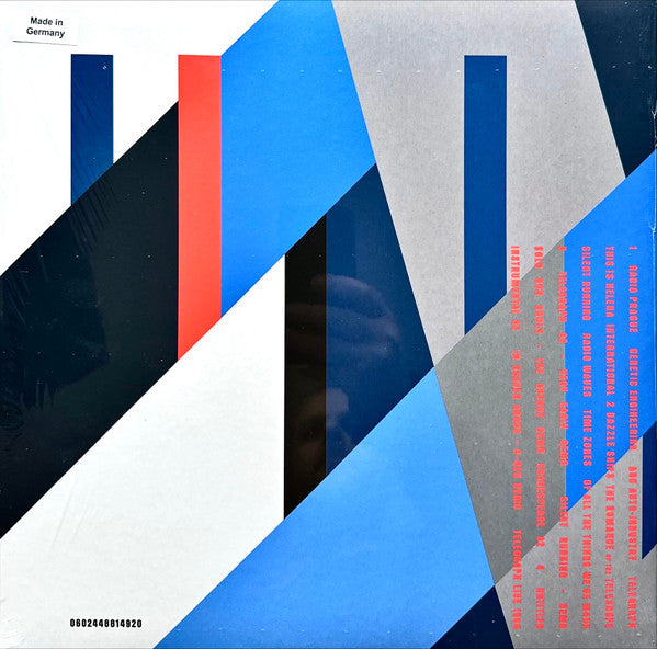 Image of Back Cover of 2xLP - EX/EX - OMD, Dazzle Ships (Virgin; 0602448814920, Europe 2023 Reissue, 2 Inners, Limited Edition Silver And Blue, Stereo, 40th Anniversary Edition), , - 2646255S