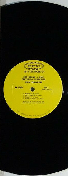 Image of Back Cover of LP - VG/VG - RED BEANS & RICE FEATURING RAY DRAPER, Red Beans & Rice Featuring Spare Ribs (Epic; BN 26461, US 1969, Picture Sleeve), , - 2626274E