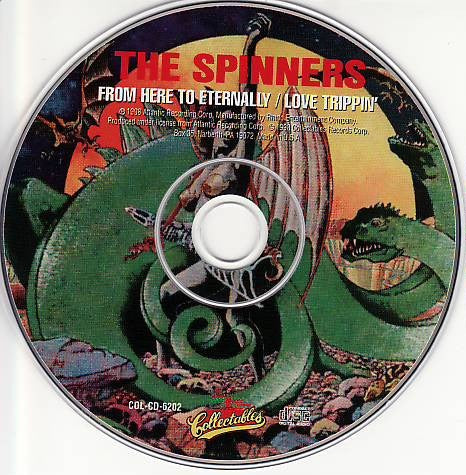 Image of Label Cover of CD - VG+/VG+ - THE SPINNERS, From Here To Eternally / Love Trippin' (Collectables; COL-CD-6202, US 1998 Reissue, Jewel Case), , - 2616566C