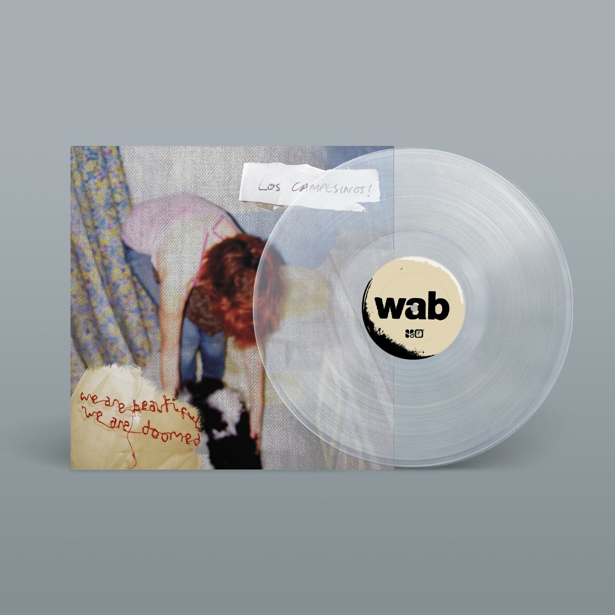 Image of Back Cover of LP - NEW/NEW - LOS CAMPESINOS!, We Are Beautiful, We Are Doomed (Heart Swells; HS011LP, UK 2026 Reissue, Clear Vinyl), , For the first time ever, Los Campesinos! are proud to offer new pressings of their first three studio albums on their very own record label; Heart Swells. - 9406318C