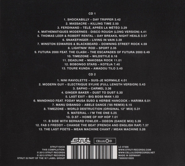 Image of Back Cover of CD - VG+/EX - VARIOUS, Change The Beat (The Celluloid Records Story 1979 - 1987) (Strut; STRUT102CD, UK & Europe 2013), , - 2756034S