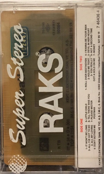 Image of Back Cover of Cassette - VG+/EX - THE BEATLES, With The Beatles (Parlophone; 7 46436-4, Turkey 1993 Reissue), , - 2716214C