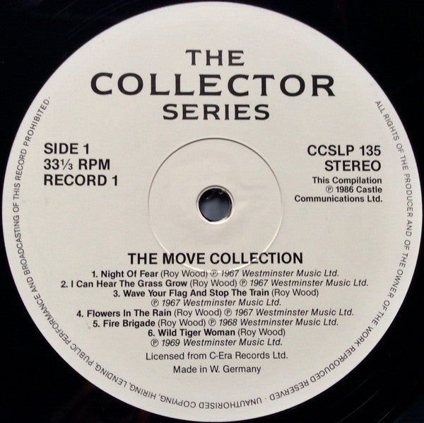 Image of Label Cover of 2xLP - VG/VG+ - THE MOVE, The Move Collection (Castle Communications; CCSLP 135, UK 1986, Gatefold), , - 2716226C