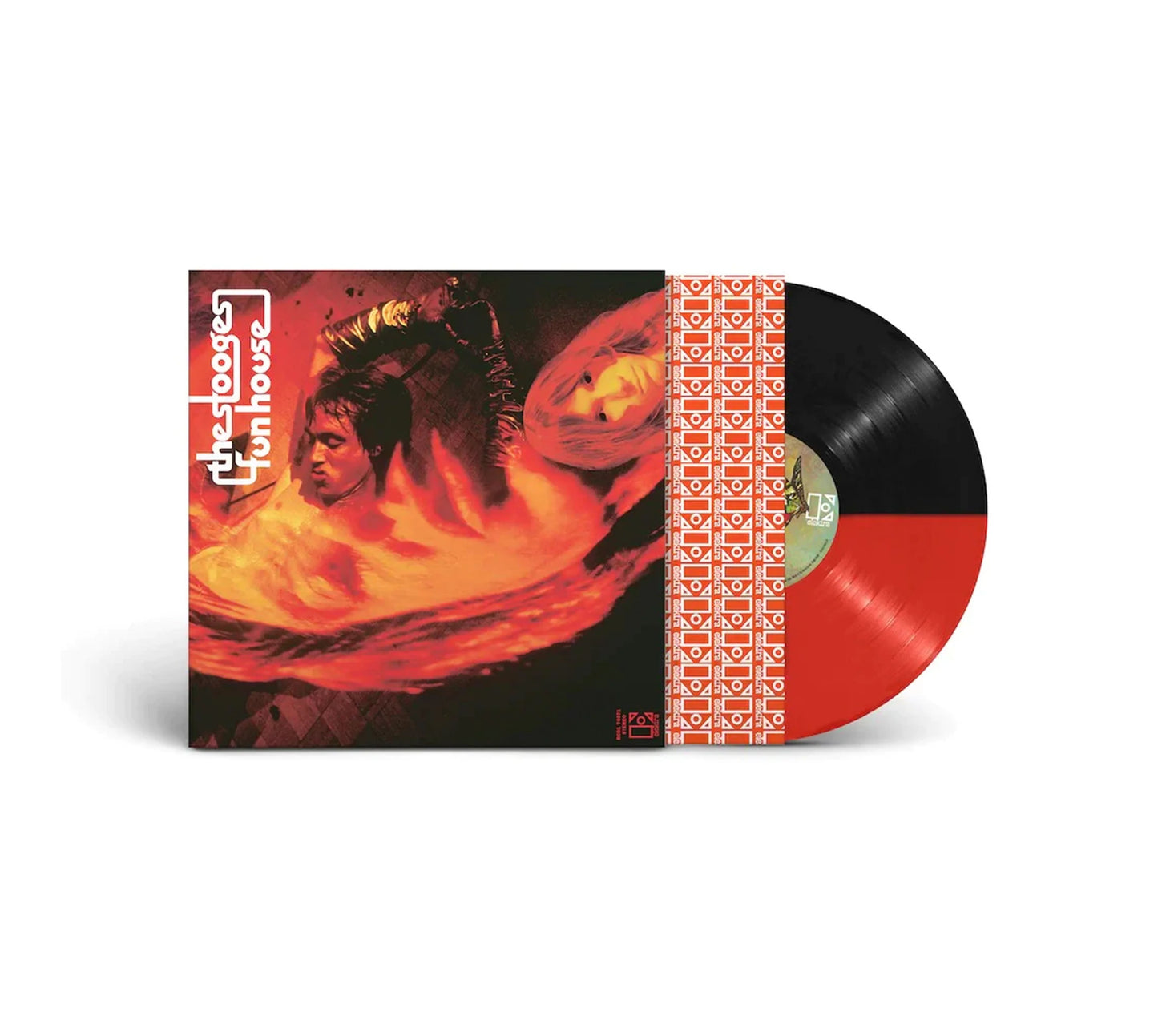 Image of Back Cover of LP - NEW/NEW - THE STOOGES, Fun House (Elektra; RCD1 74071, EU 2022 Reissue, Half-Red/Half-Black Colour Vinyl), , - 2756112S