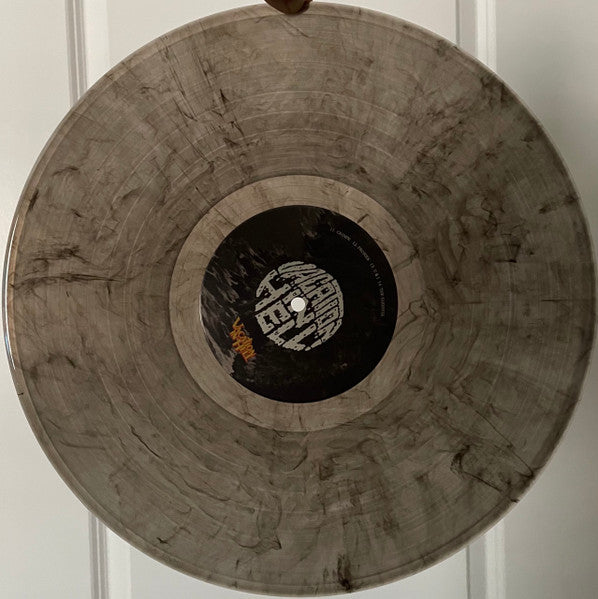Image of Label Cover of 2xLP - VG+/VG+ - FLATBUSH ZOMBIES, Vacation In Hell (Glorious Dead Recordings; none, US 2018, Glitter-Coated Gatefold, 2 Inners, NO Bandana, 140 Gram Clear w/ Black Smoke Vinyl, Ltd to 5000), , - 2746243S