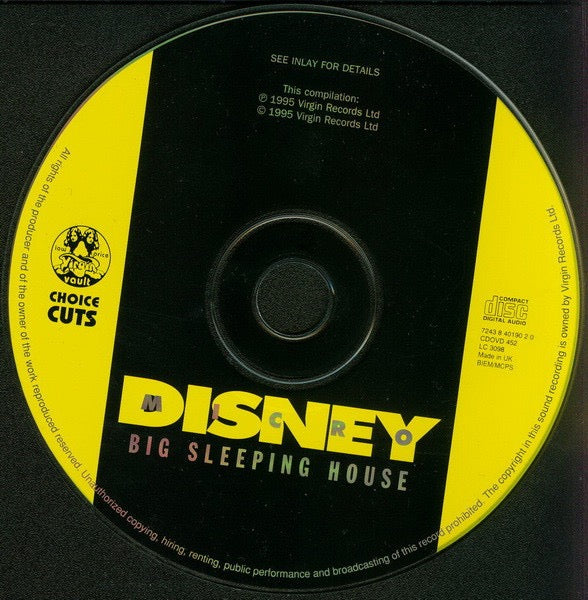 Image of Label Cover of CD - VG+/VG+ - MICRODISNEY, Big Sleeping House (A Collection Of Microdisney's Finest Moments) (Virgin; CDOVD 452, UK 1995, Jewel Case), , - 2716522C