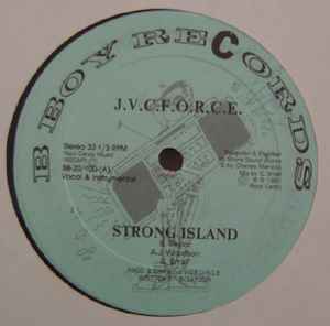 Image of Label Cover of 12" - VG+/VG - J.V.C. F.O.R.C.E., Strong Island (B-Boy Records; BB 20-100, US 1987, Company Sleeve), original company sleeve - still in shrink - opened, - 2846136S