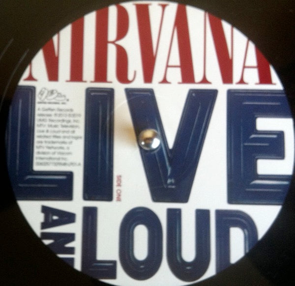 Image of Label Cover of 2xLP - EX/EX - NIRVANA, Live And Loud (Geffen Records; 00028948178711, Europe 2019 Reissue, Gatefold, Insert, 180 Gram Vinyl), Still In Opened Shrinkwrap, - 2826099E