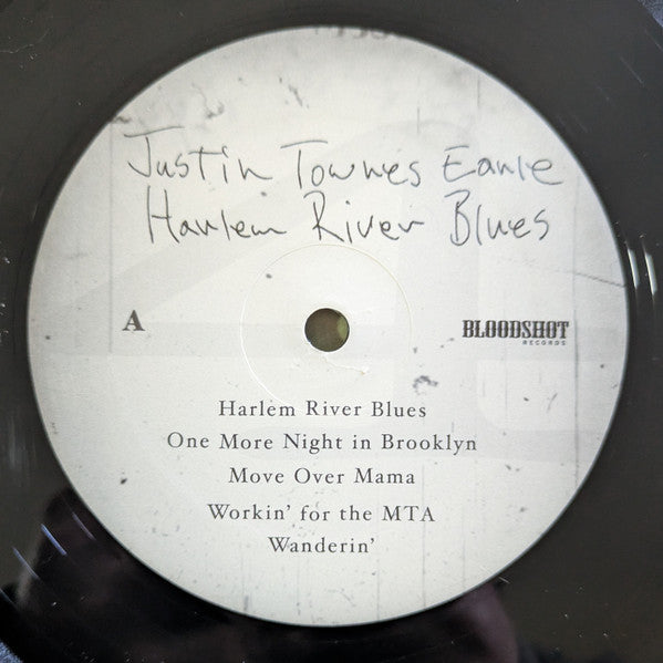 Image of Label Cover of LP - VG+/VG+ - JUSTIN TOWNES EARLE, Harlem River Blues (Bloodshot Records; BS 178 LP, US 2010), , - 2726316E