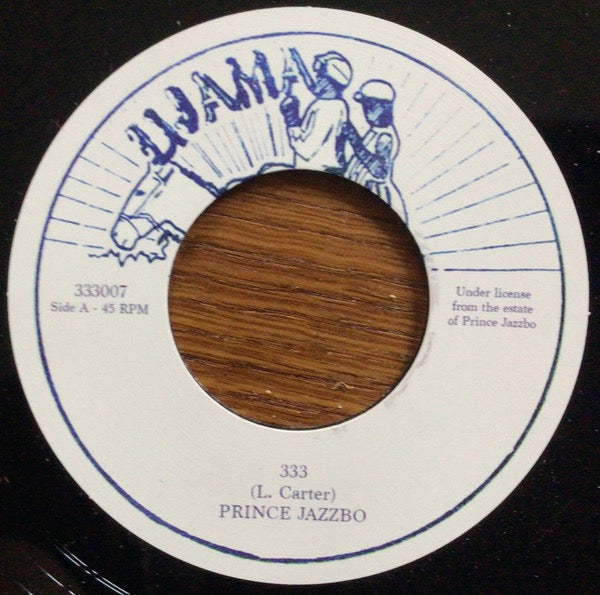 Image of Front Cover of 7" - /VG - PRINCE JAZZBO, 333 (333; 333007, UK 2023 Reissue, Company Sleeve), Light Marks only., - 2816173C