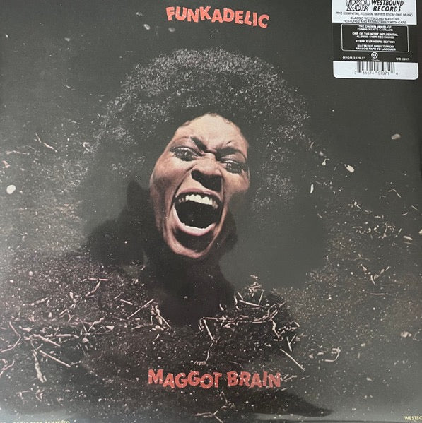 Image of Front Cover of 2xLP - NEW - FUNKADELIC, Maggot Brain (ORG MUSIC; ORGM2329LP-V1, UK 2026 Reissue, 45 RPM Edition ), , Released in 1971, Maggot Brain stands as the towering masterpiece in Funkadelic’s groundbreaking catalog. Initially misunderstood upon release, the album is now widely regarded as one of the most influential records of all time. Anchored by Eddie Hazel’s otherworldly guitar performance on the legendary title track and featuring enduring favorites like “Can You Get To That,” Maggot Br