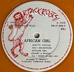 Image of Label Cover of LP - VG/VG - SUGAR MINOTT, African Girl (Black Roots; BRLP 3000 E, UK 1981), , - 2846173S