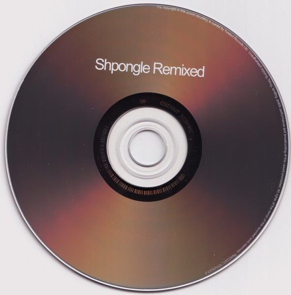 Image of Label Cover of CD - VG+/VG - SHPONGLE, Remixed (Twisted Records; TWSCD23, UK 2003, Jewel Case), , - 2816121C