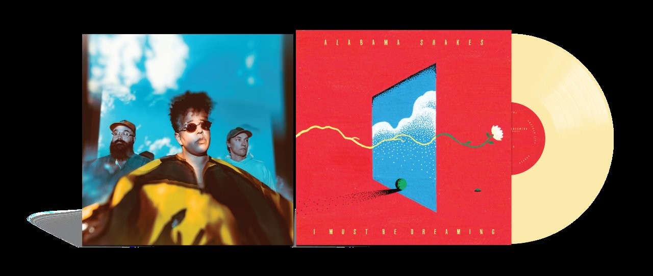 Image of Back Cover of LP - NEW/NEW - ALABAMA SHAKES, I Must Be Dreaming (Island; 6100286, Worldwide 2026, Indie Exclusive, Daydream Yellow Vinyl), , I Must Be Dreaming is the first new album from Alabama Shakes in more than a decade. The album expands on 2015’s album Sound & Color’s unfettered exploration, leaning toward a viscerally charged form of psychedelic soul. Produced by Alabama Shakes and their repeat collaborator Shawn Everett, the album came to life at Nashville’s Sound Emporium Studios and Blac