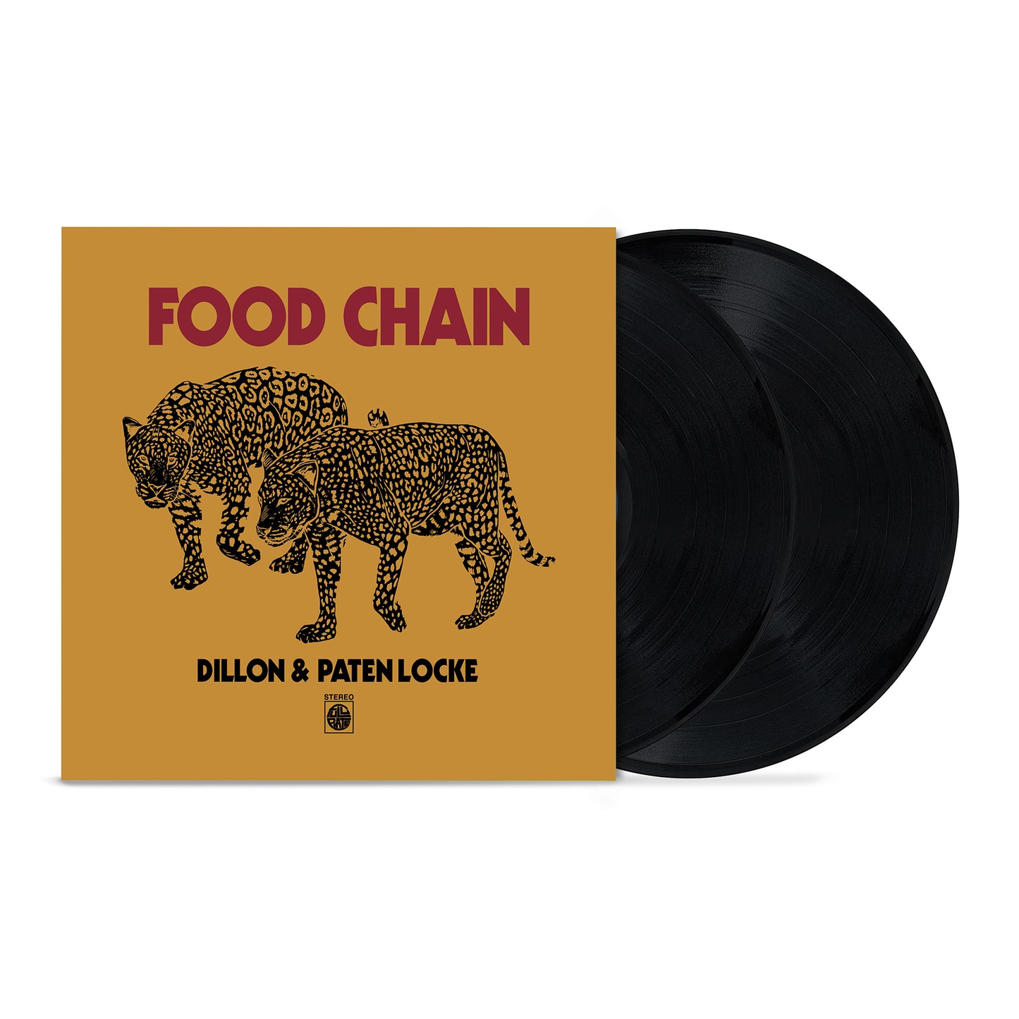 Image of Back Cover of 2xLP - NEW/NEW - DILLON & PATEN LOCKE, Food Chain (10th Anniversary) (Full Plate; L-FP003RE, Europe 2026), , 10th anniversary - double LP - first time the entire album is pressed on wax + a lost bonus intro. The 1st pressing was an abridged single LP and was missing certain songs, interludes & skits -this is the album in ALL it's glory. Food Chain's recipe starts with rugged chops of impossibly rare samples from Paten's world-renowned vinyl collection. Once that's simmering, just add