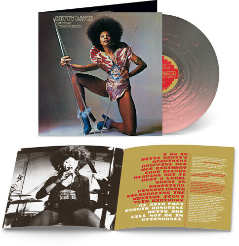 Image of Back Cover of LP - NEW/NEW - BETTY DAVIS, They Say I'm Different (Light In The Attic; LITA02714, US 2026 Reissue, Gatefold, 20 Page Booklet, Pearl Flip/Horizon Wax Colour Vinyl), , Betty Davis's unique story, still sadly mostly unknown, is unlike any other in popular music. Betty wrote the song "Uptown" for the Chambers Brothers before marrying Miles Davis in the late '60s, influencing him with psychedelic rock, and introducing him to Jimi Hendrix - personally inspiring the classic album Bitches B