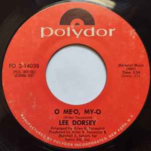 Image of Back Cover of 7" - /EX - LEE DORSEY, Yes We Can - Part I / O Me-o, My-o (Polydor; PD 2-14038, US 1970), , - 2956070S