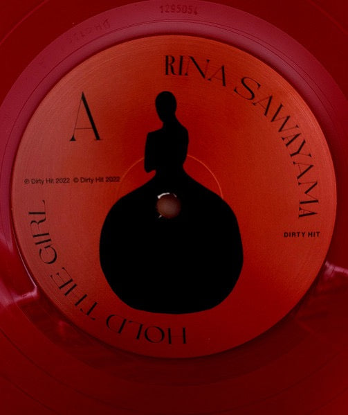 Image of Label Cover of LP - VG/VG+ - RINA SAWAYAMA, Hold The Girl (Dirty Hit; DH01443, US , Gatefold, Booklet, Orange Marbled Vinyl), Small Tear at Top of Sleeve, - 2926036E