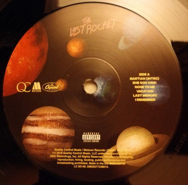Image of Label Cover of LP - VG+/VG+ - TAKEOFF, The Last Rocket (Quality Control Music; 00602577248610, Europe 2019), , - 2926064E